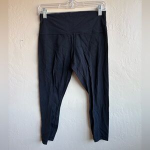 Athleta Black Transcend 7/8 Leggings / size Lare petite